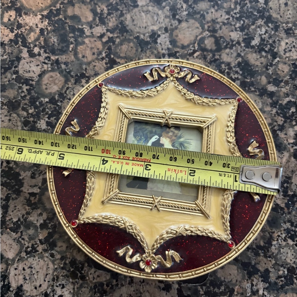 Vintage Red and Gold Photo Frame small - Picture 6 of 6